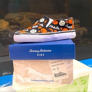 Tommy Bahama Kids Glow in The Dark Halloween Slide On Sneakers